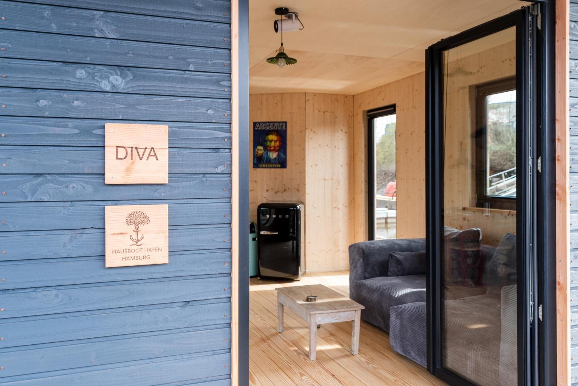 Komfort-Hausboot Diva Mit Kamin Hamburk Exteriér fotografie